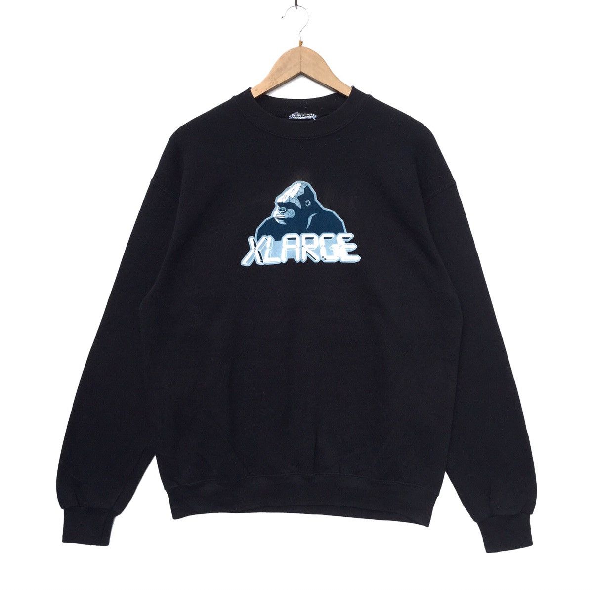 Japanese Brand Vintage 90s X-Large Big Logo Sweatshirt Spell Out | M Size US M / EU 48-50 / 2 - 1 Thumbnail