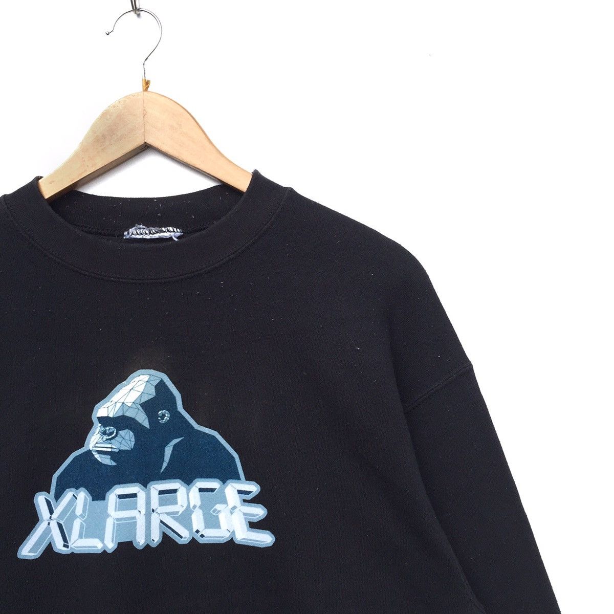 Japanese Brand Vintage 90s X-Large Big Logo Sweatshirt Spell Out | M Size US M / EU 48-50 / 2 - 2 Thumbnail