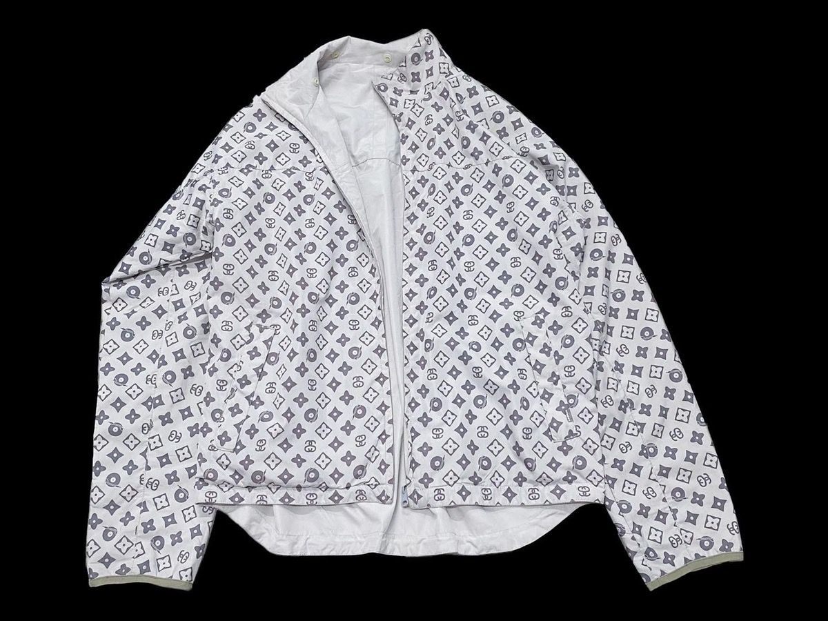 Categories :: Menu :: Outerwear :: Vintage Stussy Louis Vuitton RIP  monogram reversible jacket size M
