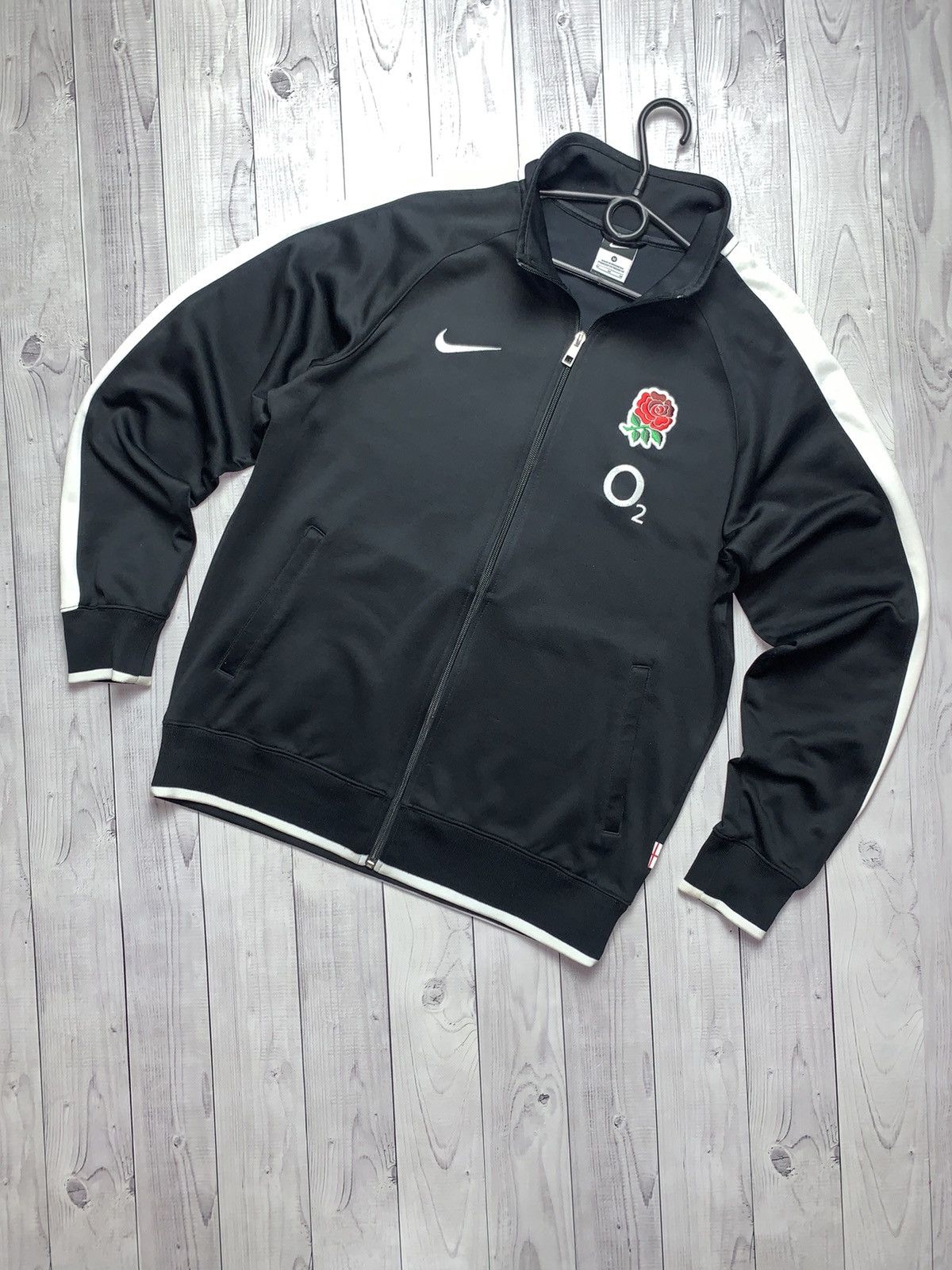 Vintage Vintage Nike England Rugby track jacket size M Size US M / EU 48-50 / 2 - 1 Thumbnail