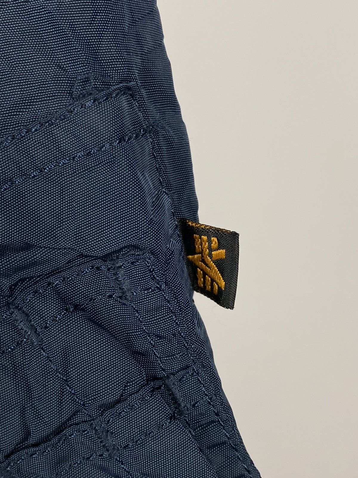 Alpha Industries × Vintage Alpha Industries vintage navy bomber jacket Size US XL / EU 56 / 4 - 3 Thumbnail