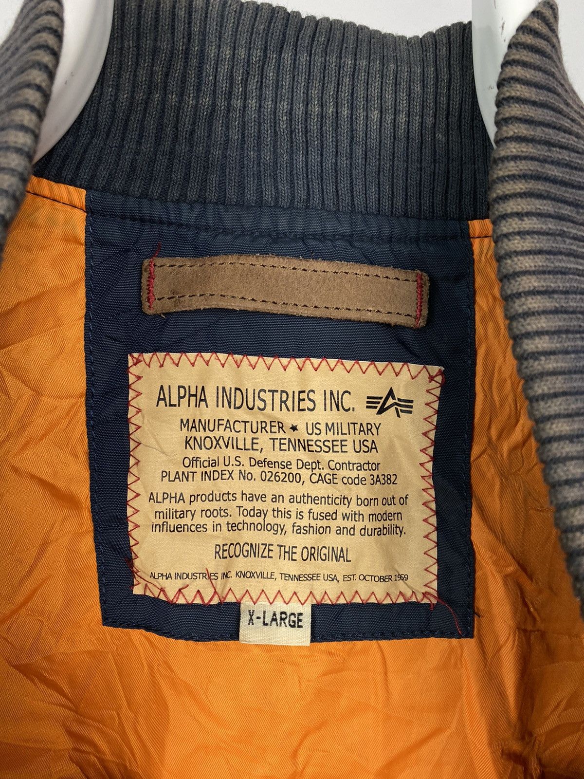 Alpha Industries × Vintage Alpha Industries vintage navy bomber jacket Size US XL / EU 56 / 4 - 5 Thumbnail