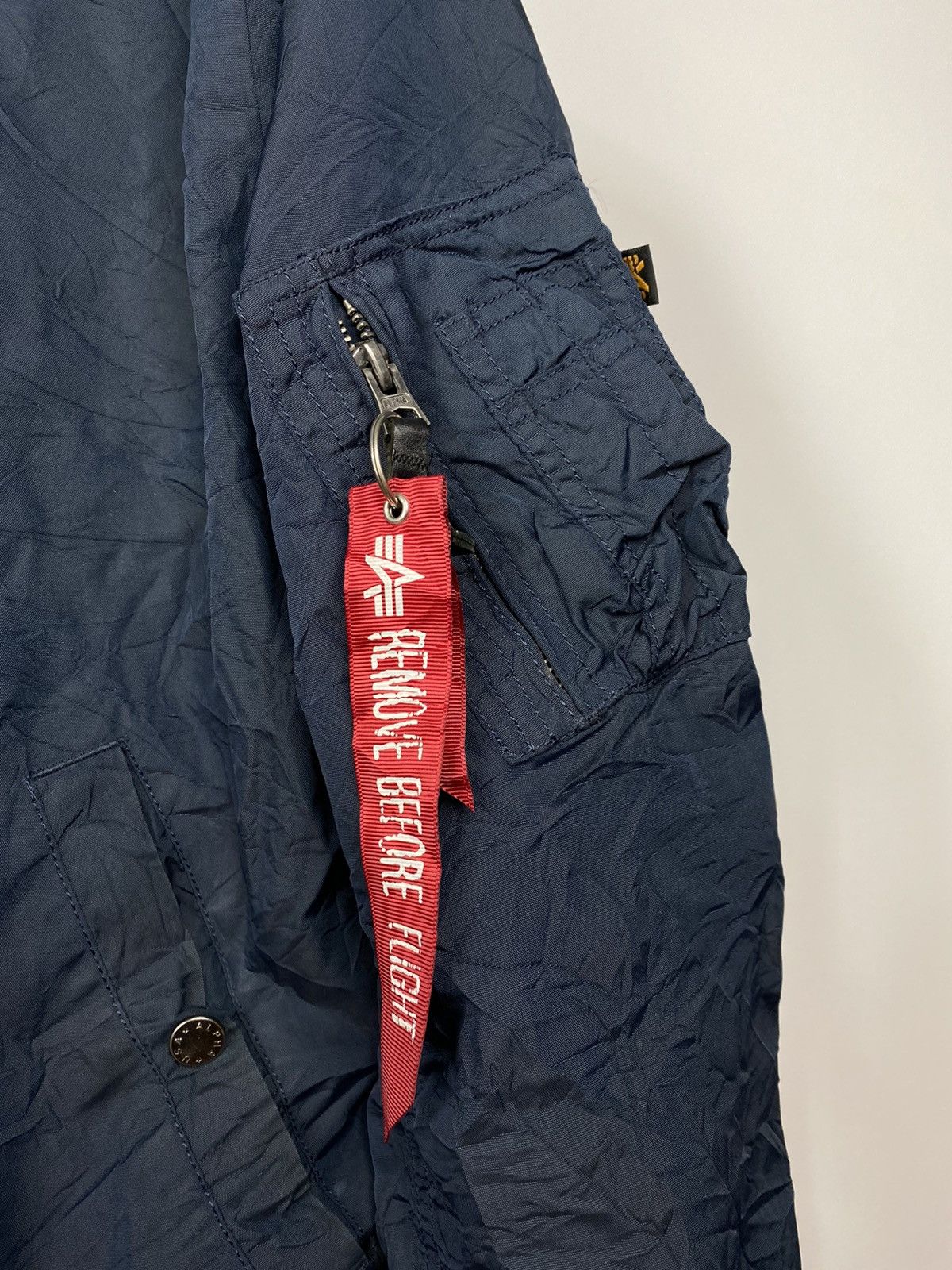 Alpha Industries × Vintage Alpha Industries vintage navy bomber jacket Size US XL / EU 56 / 4 - 2 Thumbnail