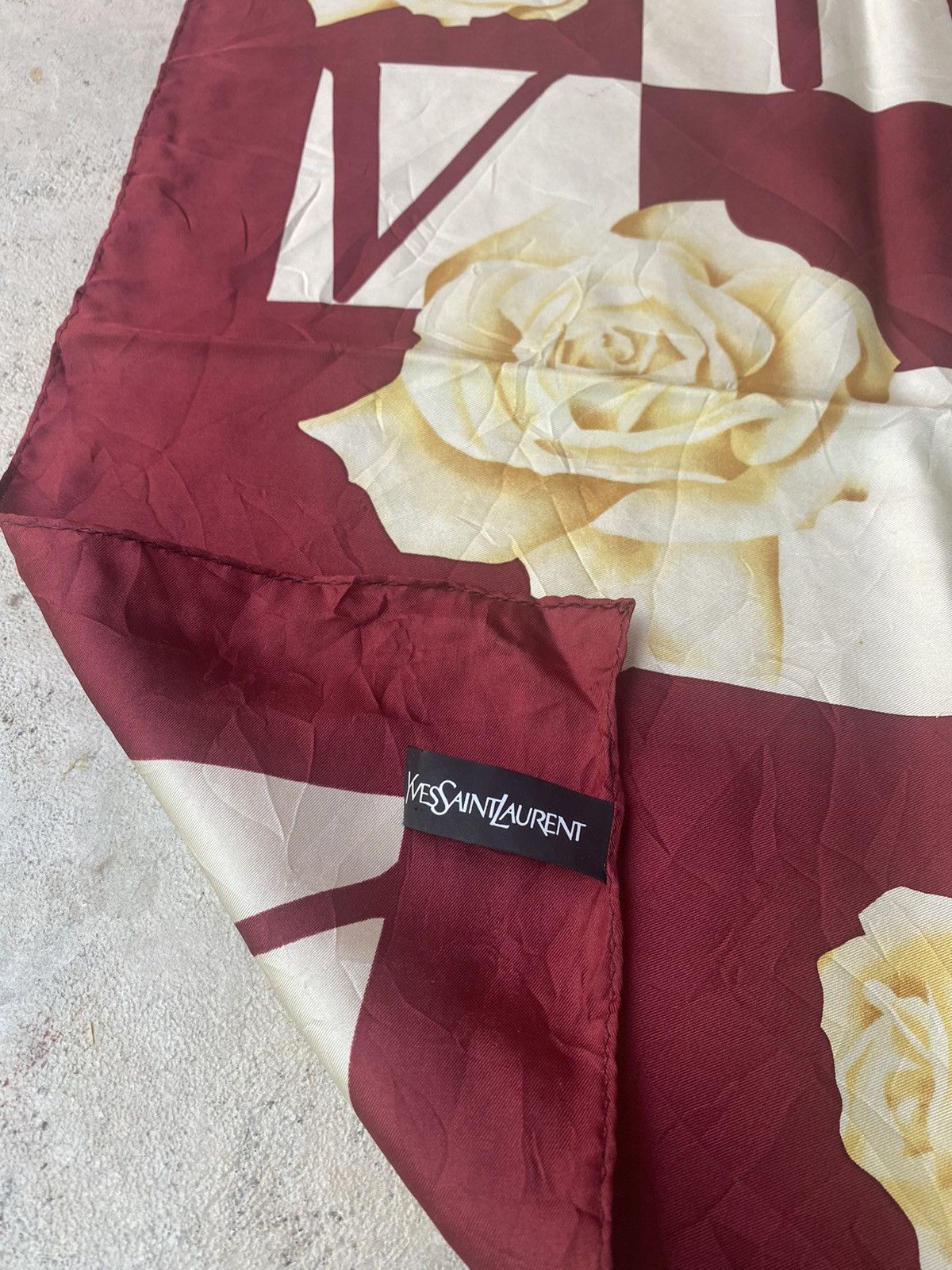 Vintage 🖤BLACKFRIDAY🖤Vintage Yves Saint Laurent Scarf Size ONE SIZE - 3 Thumbnail