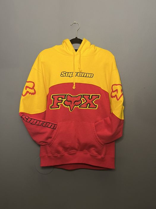 Supreme SUPREME-FOX RACING HOODED SWEATSHIRT | Grailed