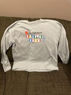 Travis Scott x McDonald's Cj Live From Utopia L/S T-Shirt Grey