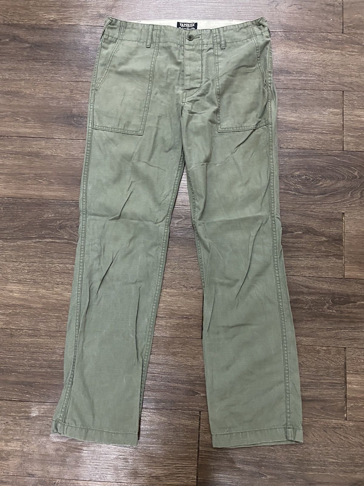Vintage Vaporize buckle casual pants japan Size US 31 - 1 Thumbnail