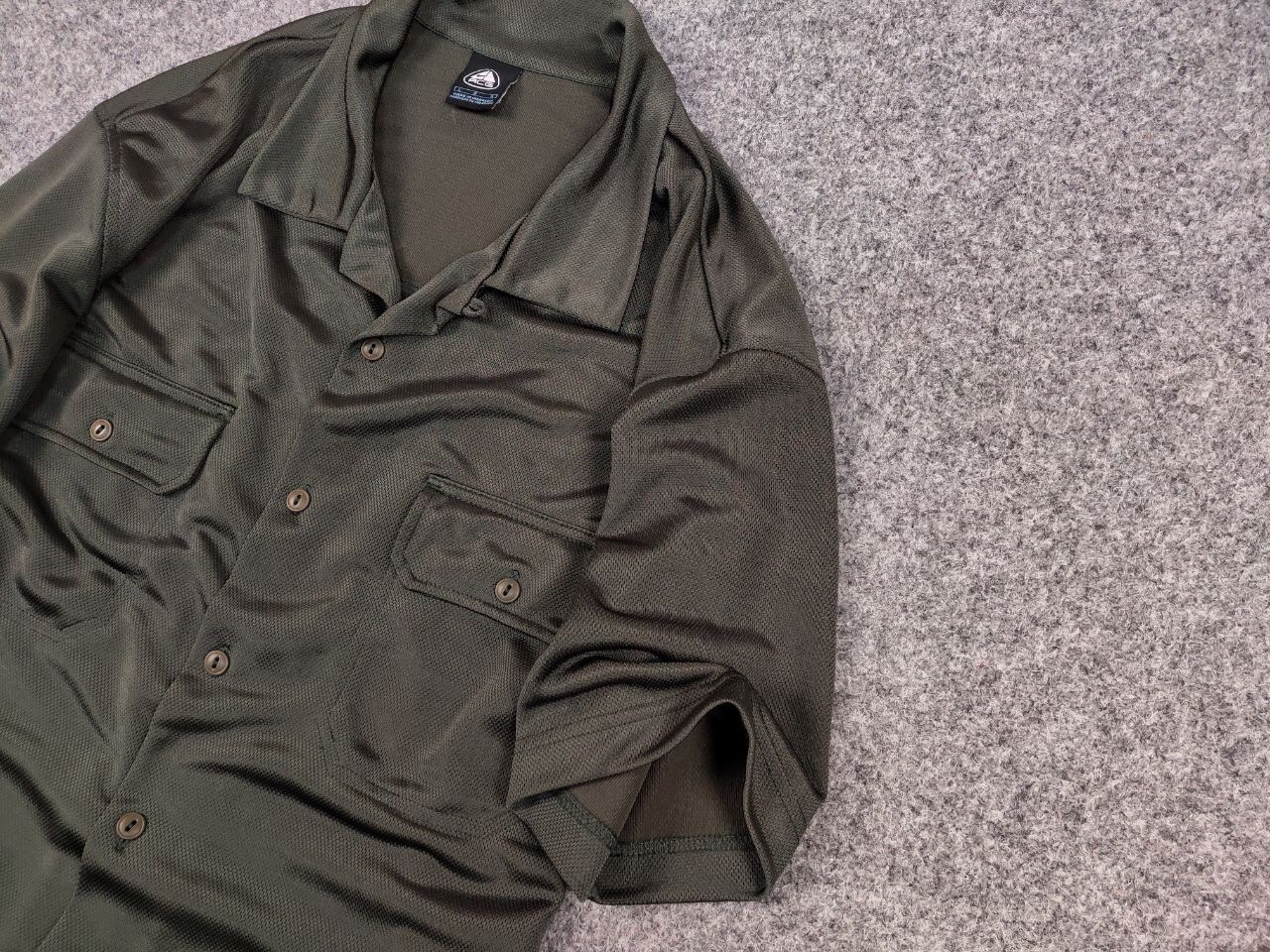 Nike ACG Vintage 90's Nike ACG Olive button Shirt with Pockets Size US L / EU 52-54 / 3 - 4 Thumbnail