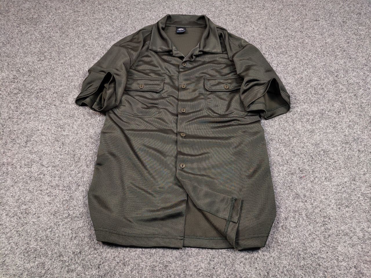 Nike ACG Vintage 90's Nike ACG Olive button Shirt with Pockets Size US L / EU 52-54 / 3 - 2 Thumbnail