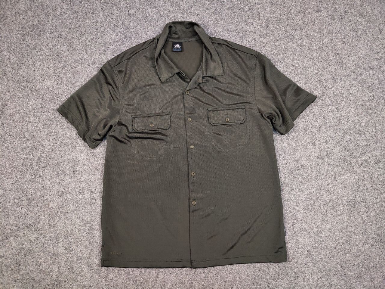 Nike ACG Vintage 90's Nike ACG Olive button Shirt with Pockets Size US L / EU 52-54 / 3 - 9 Thumbnail