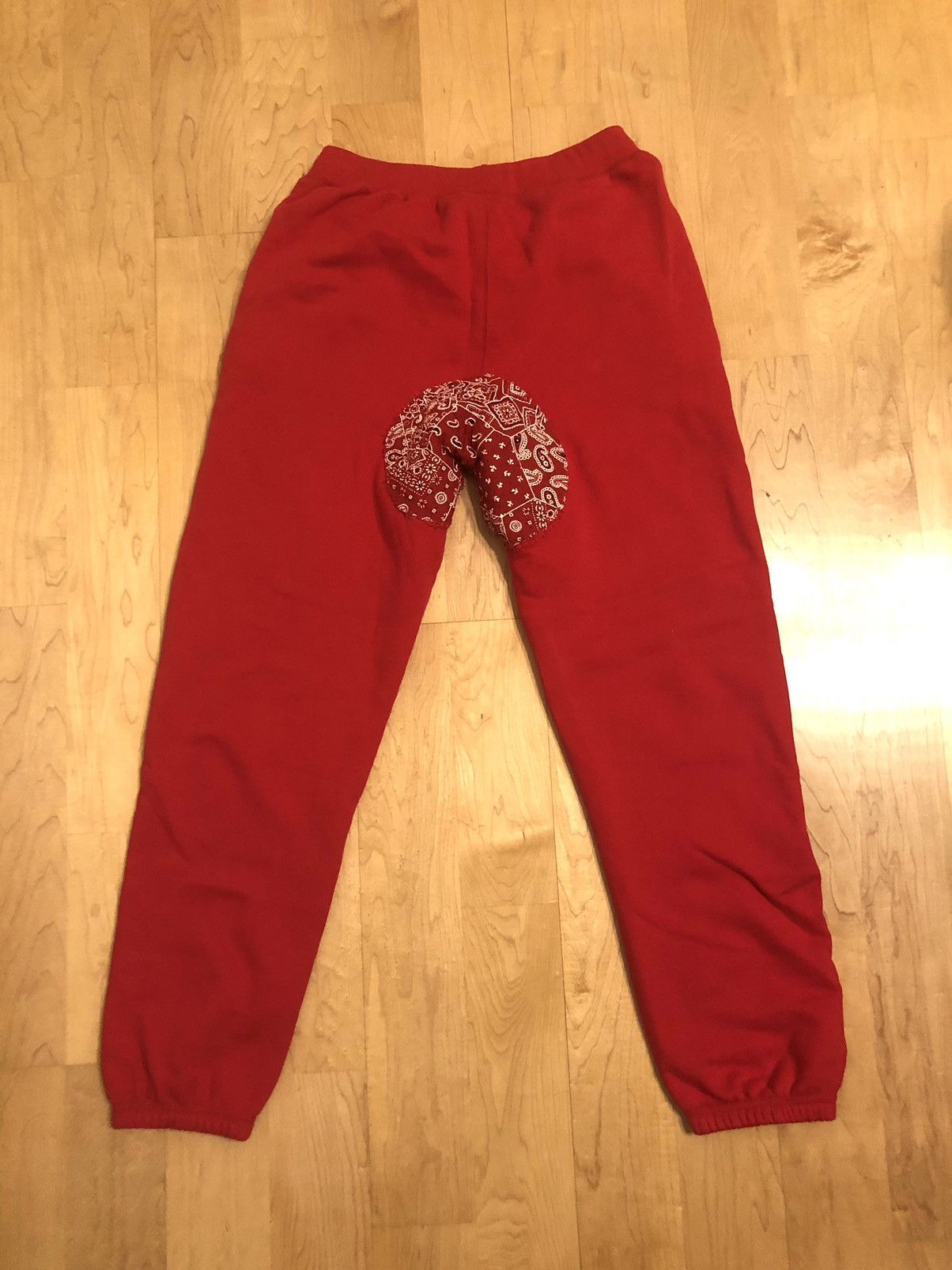 Japanese Brand Skoloct x Big Smile Tokyo 1 of 1 Red Sweatpants (VERY RARE) Size US 30 / EU 46 - 2 Thumbnail