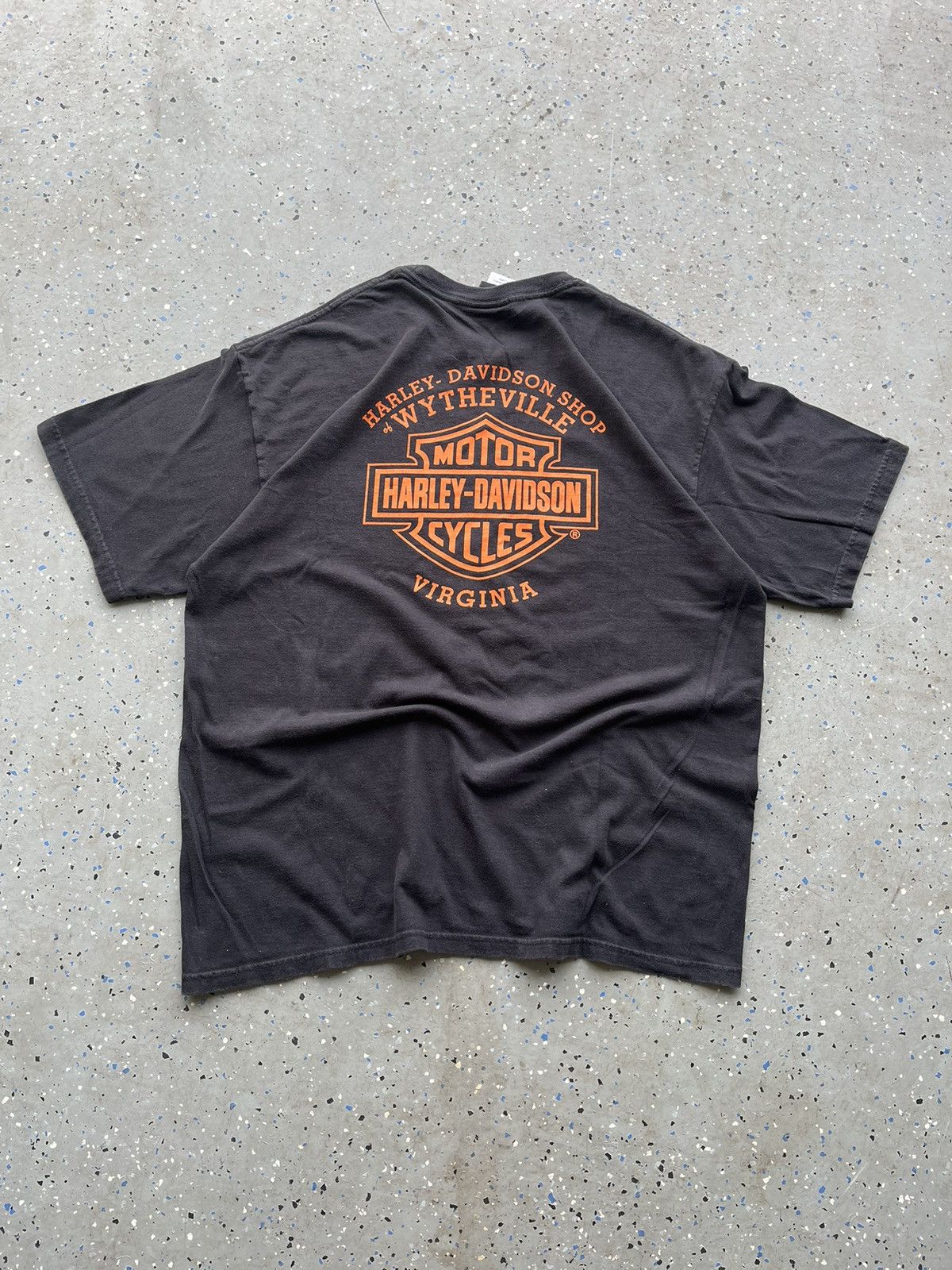 Harley Davidson Harley Davidson Vintage 90s Flaming Eagles Graphic Tee XL Size US XL / EU 56 / 4 - 2 Thumbnail