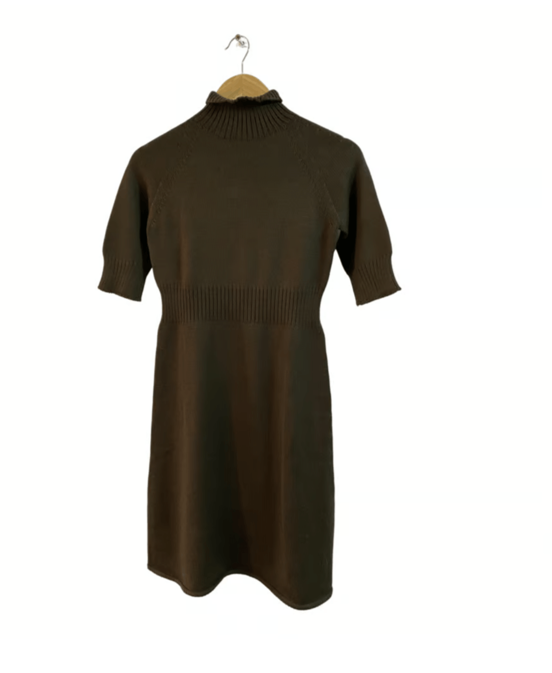 STEFANEL brown wool/acrylic dress