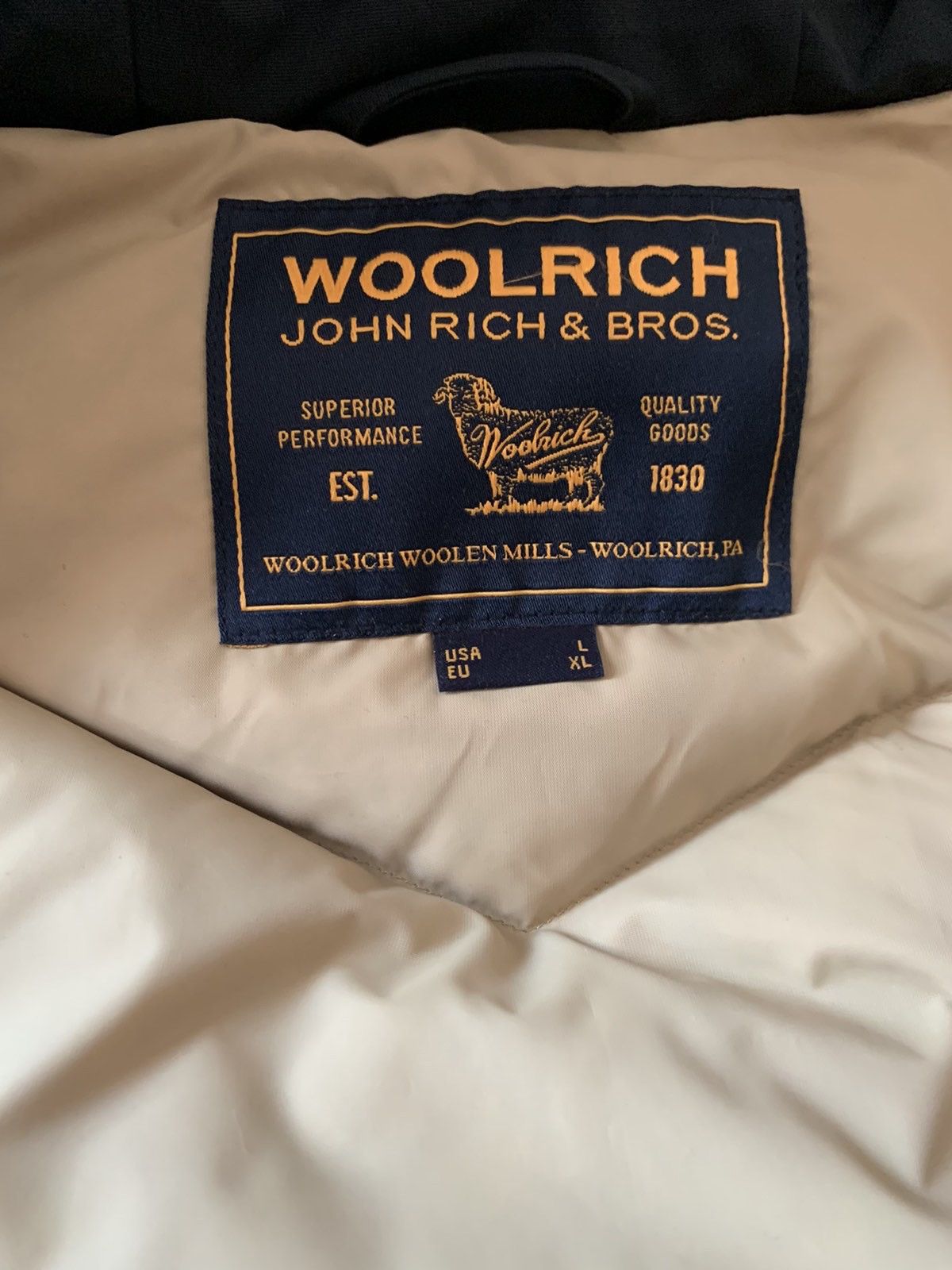 Woolrich Woolen Mills 🐑 Woolrich Black Down Vests Size US L / EU 52-54 / 3 - 5 Thumbnail
