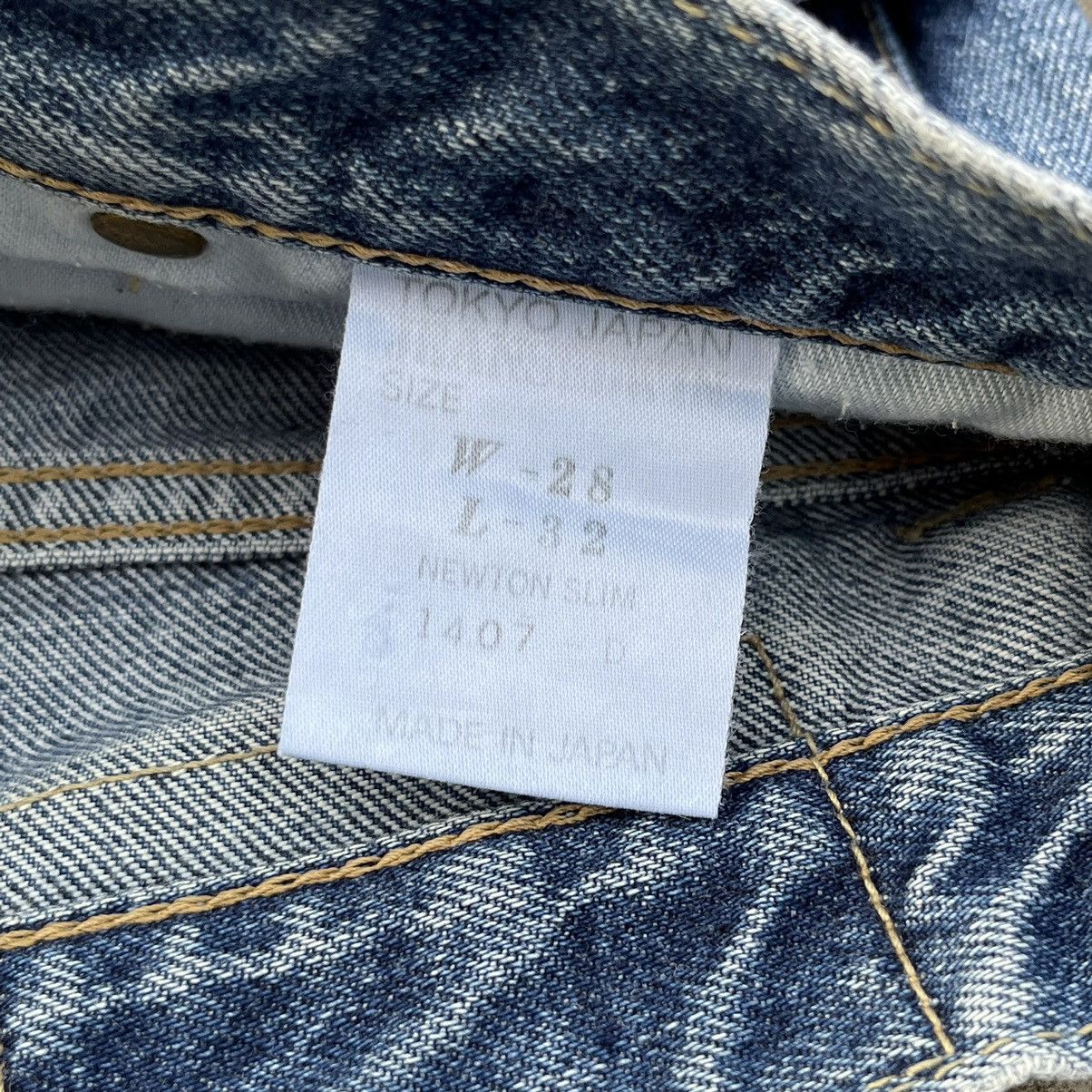 Edwin × Japanese Brand × Vintage Vintage 90’s Edwin Japan Newton Slim Jeans Size US 28 / EU 44 - 12 Thumbnail