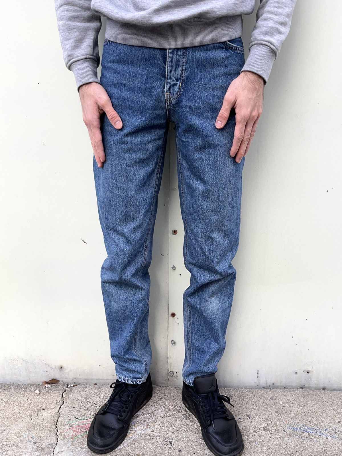 Edwin × Japanese Brand × Vintage Vintage 90’s Edwin Japan Newton Slim Jeans Size US 28 / EU 44 - 2 Thumbnail