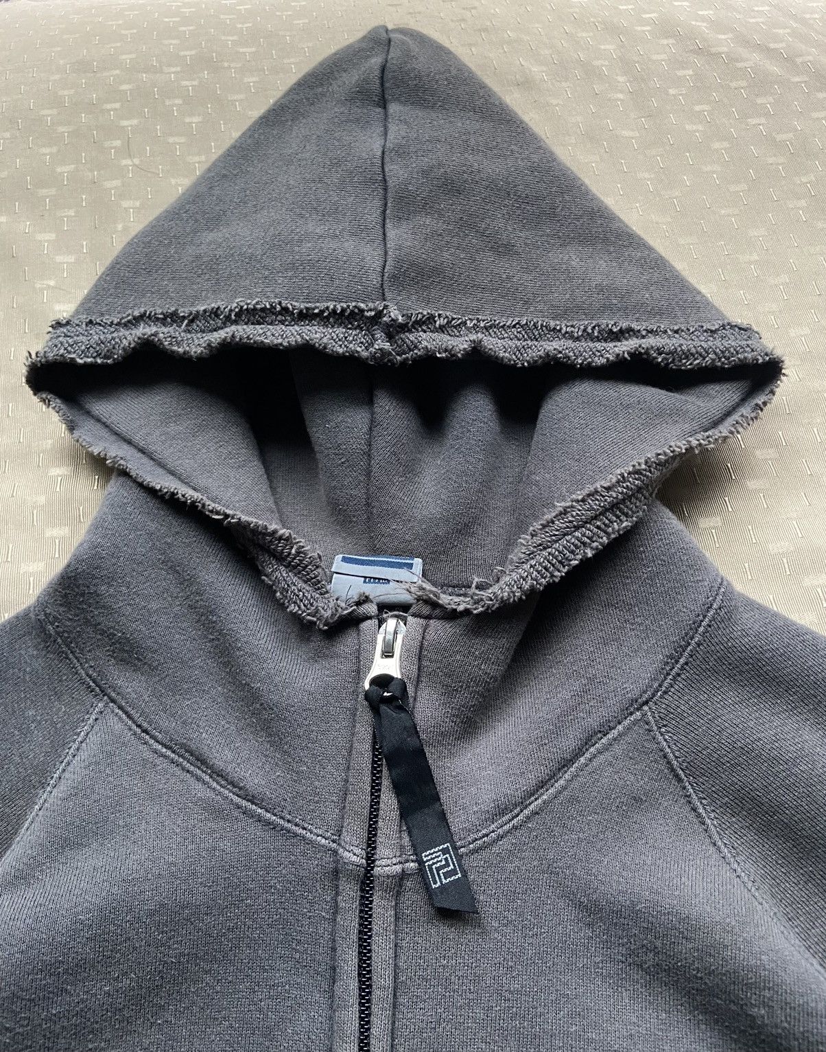 PPFM 90’s PPFM Raw Edge Zip-Up Hoodie Size US L / EU 52-54 / 3 - 2 Thumbnail