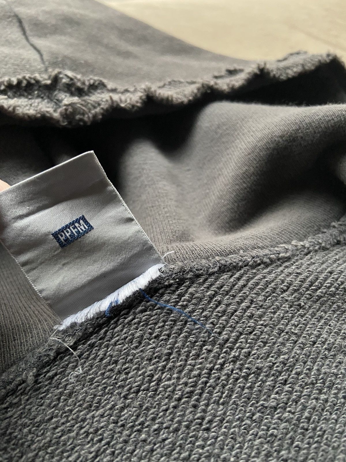 PPFM 90’s PPFM Raw Edge Zip-Up Hoodie Size US L / EU 52-54 / 3 - 7 Thumbnail