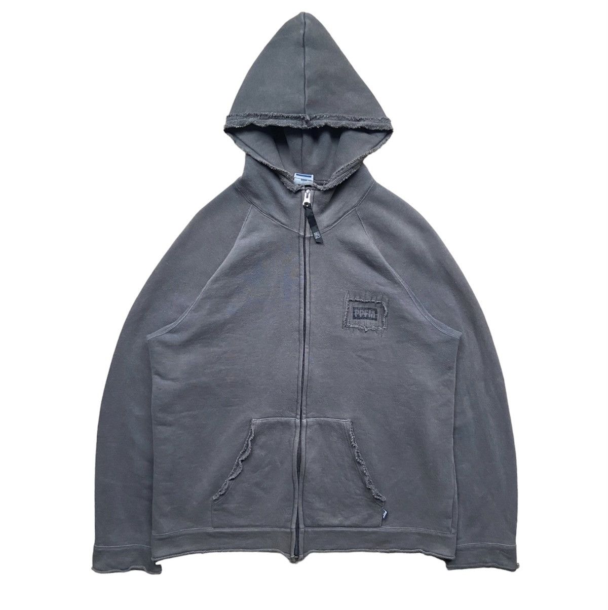 PPFM 90’s PPFM Raw Edge Zip-Up Hoodie Size US L / EU 52-54 / 3 - 1 Thumbnail