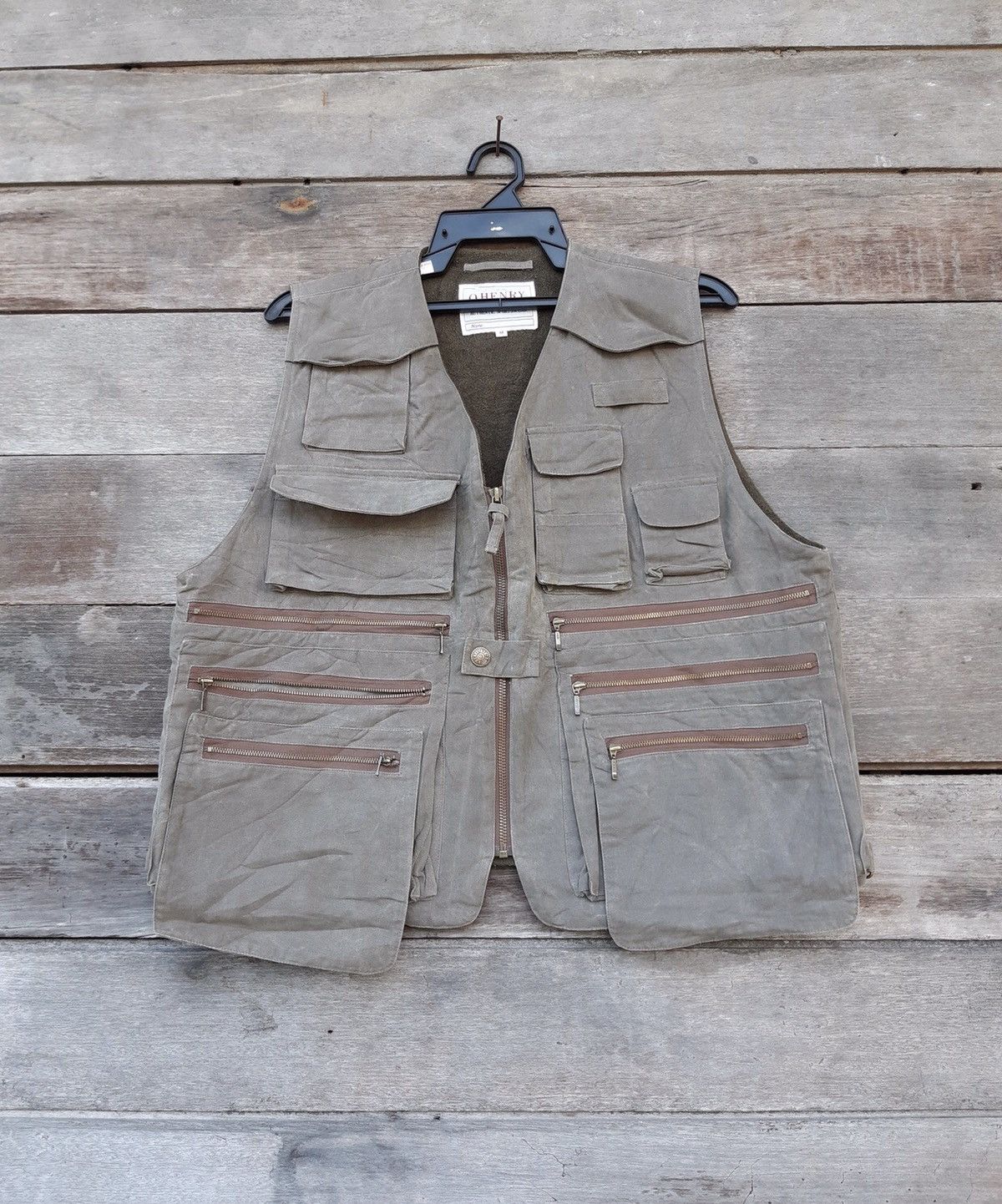 Vintage O.HERRY TACTICAL VEST 11 MULTI POCKET Size US L / EU 52-54 / 3 - 1 Thumbnail