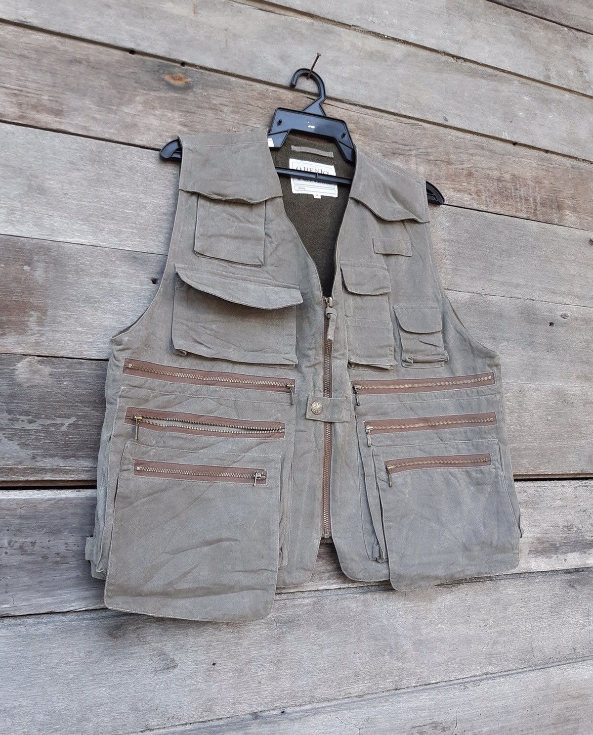 Vintage O.HERRY TACTICAL VEST 11 MULTI POCKET Size US L / EU 52-54 / 3 - 3 Thumbnail