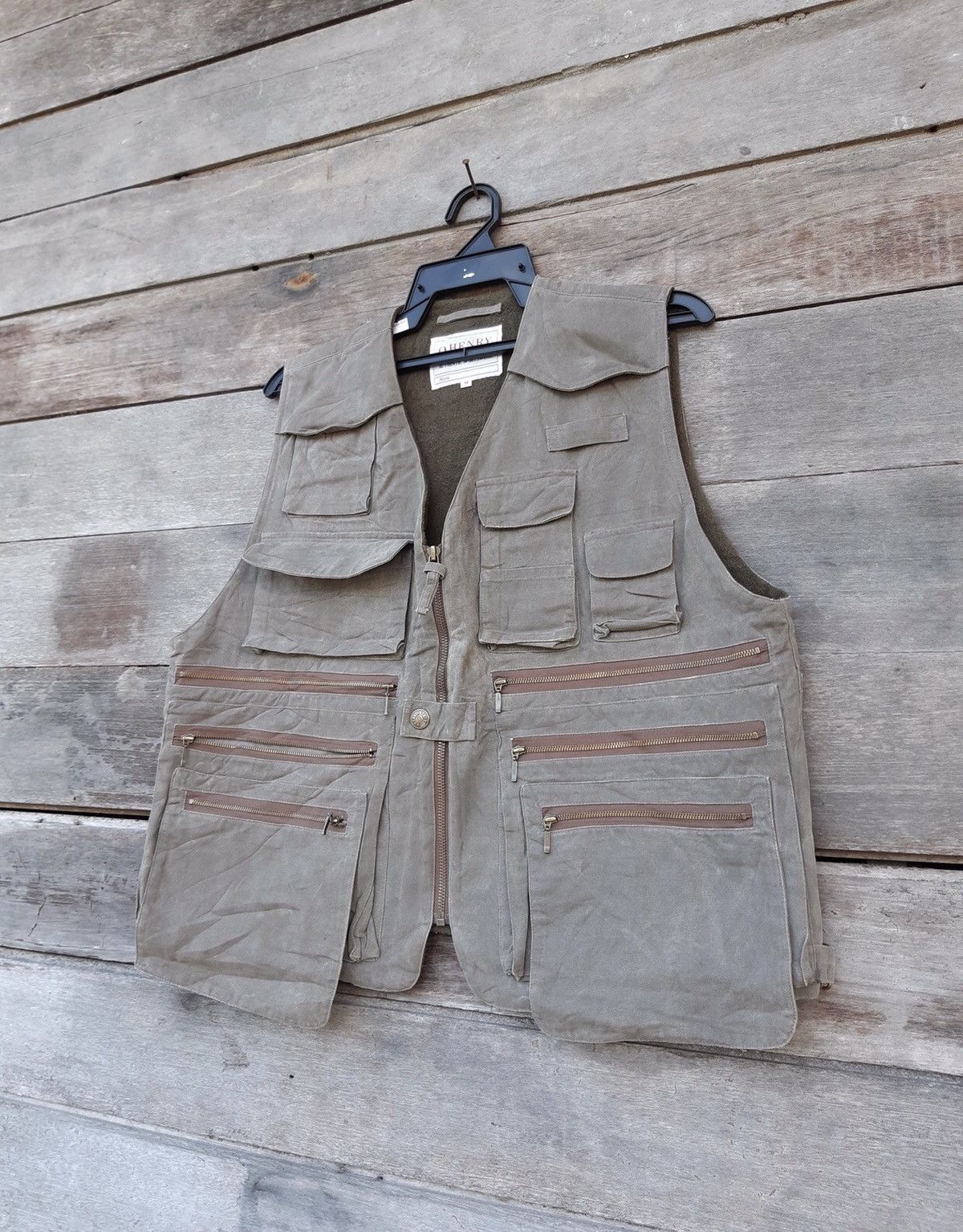 Vintage O.HERRY TACTICAL VEST 11 MULTI POCKET Size US L / EU 52-54 / 3 - 2 Thumbnail