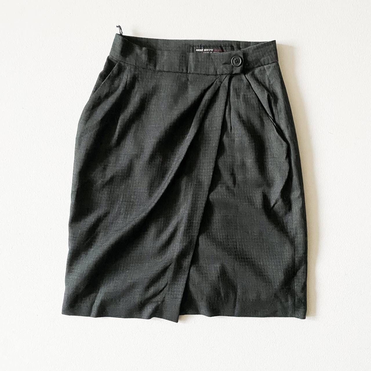 Hysteric Glamour × Miss Sixty 🕷 Miss Sixty Vintage Goth Skirt Size 24" / US 00 / IT 34 - 2 Thumbnail