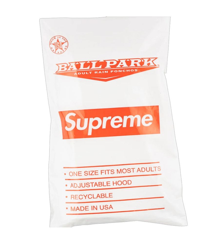 Supreme Supreme Ballpark Rain Poncho Size ONE SIZE - 2 Thumbnail