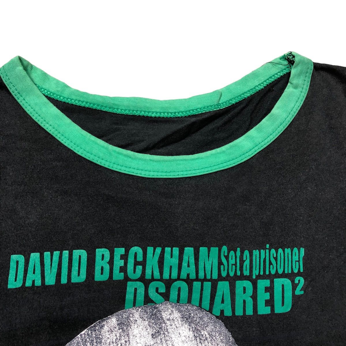 David Beckham × Dsquared2 Dsquared2 David Beckham Set A Prisoner Ringer Tshirt Size US S / EU 44-46 / 1 - 7 Thumbnail