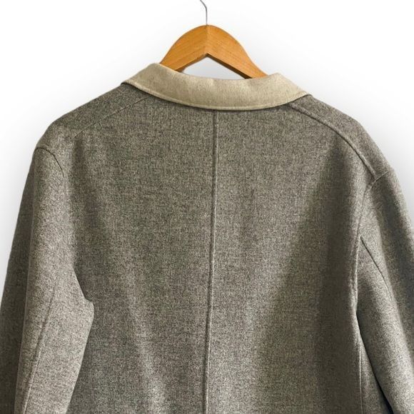 Rag & Bone Rag and Bone Mica Wool Felt Reversible Blazer, Gray/Ivory, S Size XL / US 12-14 / IT 48-50 - 7 Thumbnail