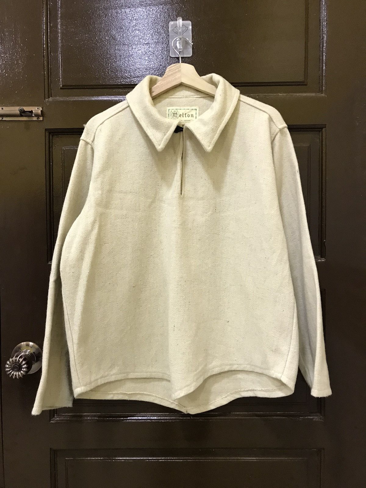 Vintage Vintage Melton Outerwear USA Button Jacket Size US M / EU 48-50 / 2 - 1 Thumbnail