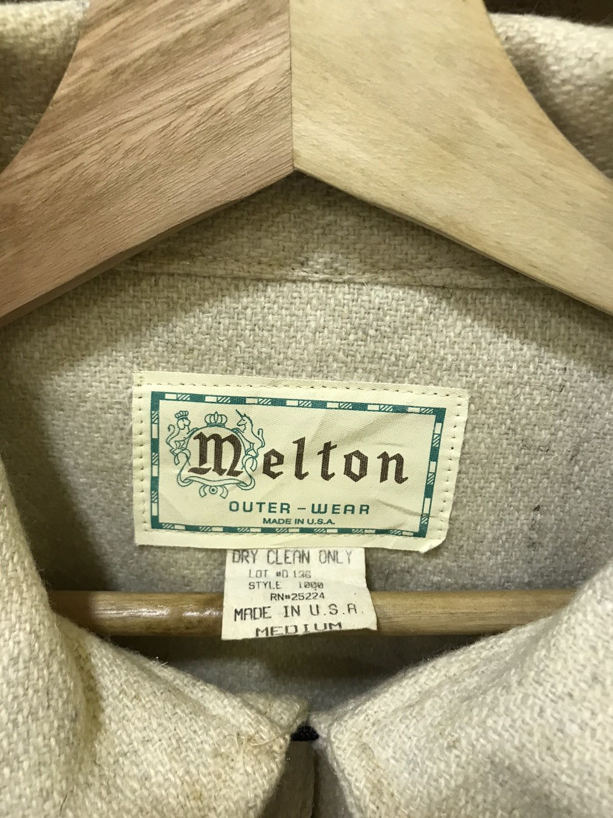 Vintage Vintage Melton Outerwear USA Button Jacket Size US M / EU 48-50 / 2 - 5 Thumbnail