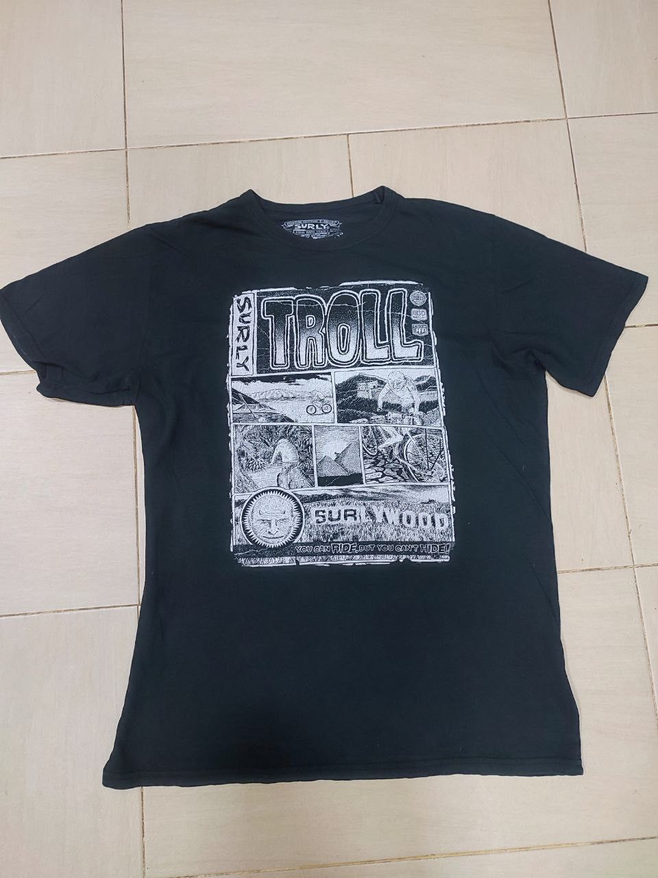 Vintage Surly Troll Tshirt Size US M / EU 48-50 / 2 - 2 Thumbnail