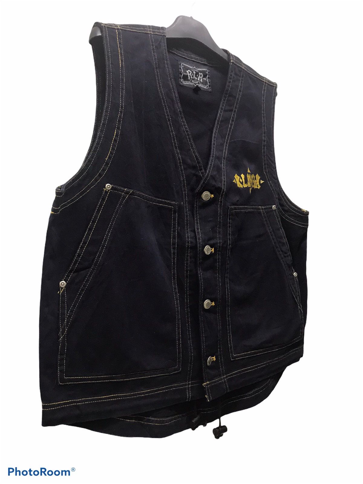 Japanese Brand RATON LAVEUR DENIM VEST JACKET Size US M / EU 48-50 / 2 - 2 Thumbnail