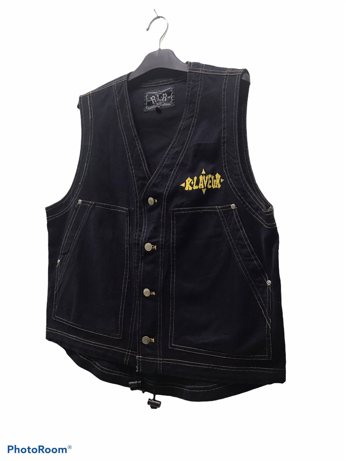 Japanese Brand RATON LAVEUR DENIM VEST JACKET Size US M / EU 48-50 / 2 - 3 Thumbnail