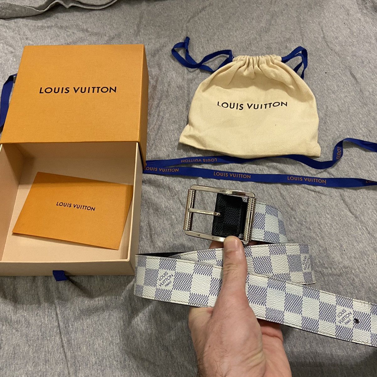 louis vuitton reflective belt