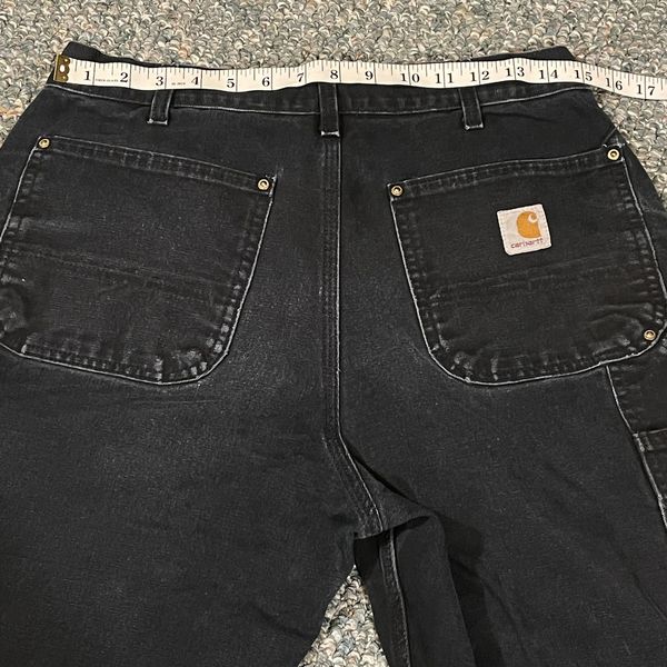 Vintage Vintage Made In USA Carhartt Double Knee Work Denim 31x30 | Grailed