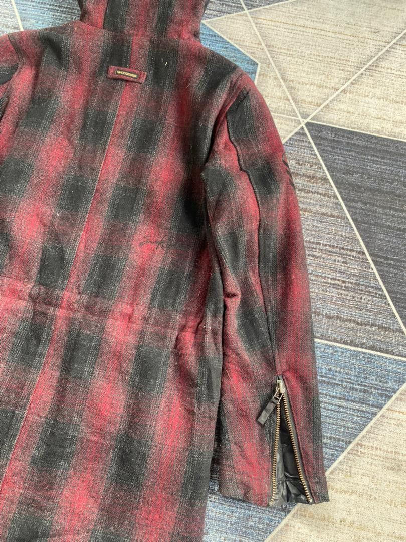 14th Addiction × KMRii × Le Grande Bleu (L.G.B.) Smack Engineer Tartan Wool Fishtail Parka Jacket Size US M / EU 48-50 / 2 - 15 Thumbnail