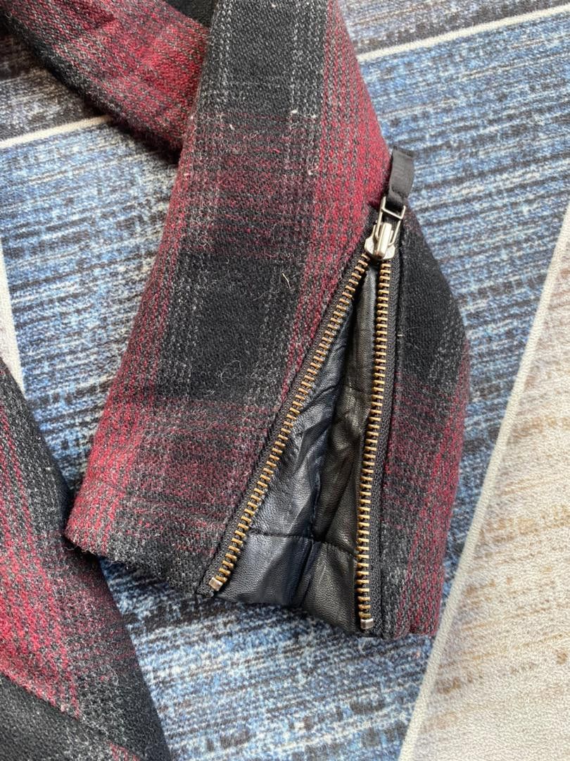 14th Addiction × KMRii × Le Grande Bleu (L.G.B.) Smack Engineer Tartan Wool Fishtail Parka Jacket Size US M / EU 48-50 / 2 - 8 Thumbnail