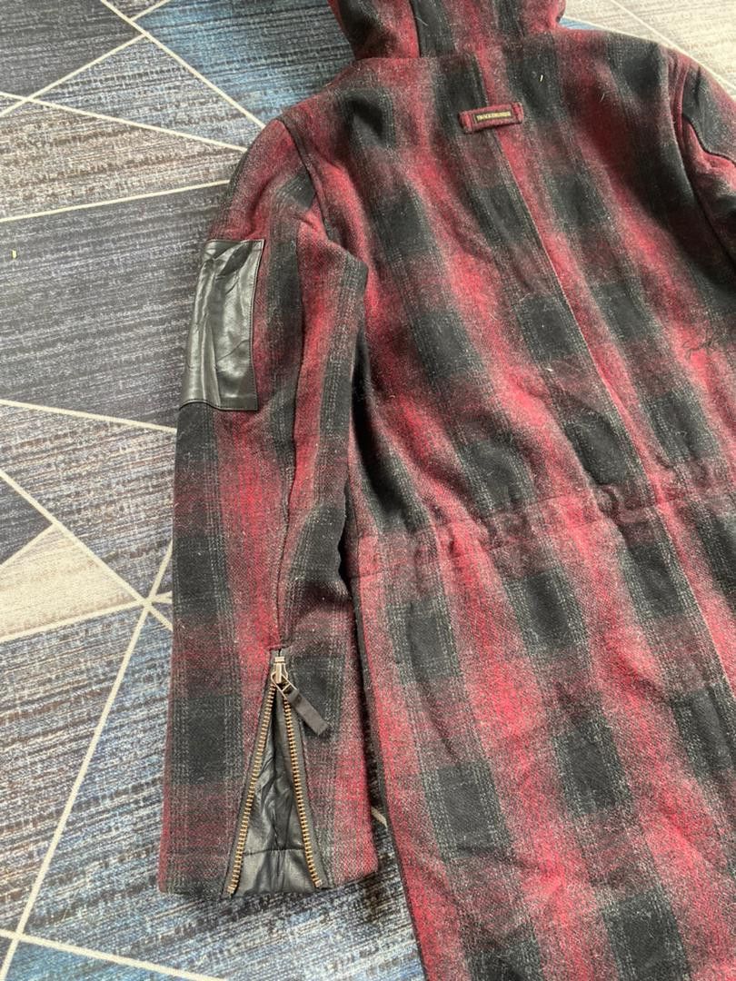 14th Addiction × KMRii × Le Grande Bleu (L.G.B.) Smack Engineer Tartan Wool Fishtail Parka Jacket Size US M / EU 48-50 / 2 - 14 Thumbnail