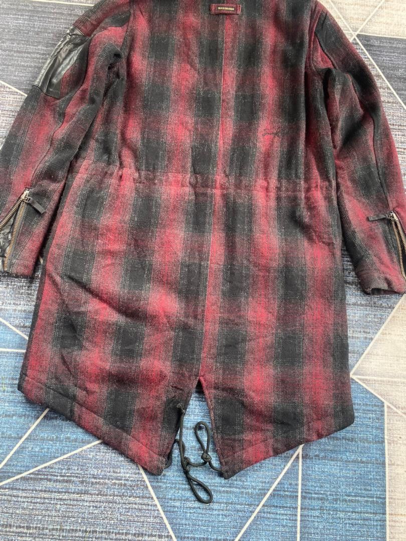 14th Addiction × KMRii × Le Grande Bleu (L.G.B.) Smack Engineer Tartan Wool Fishtail Parka Jacket Size US M / EU 48-50 / 2 - 16 Thumbnail