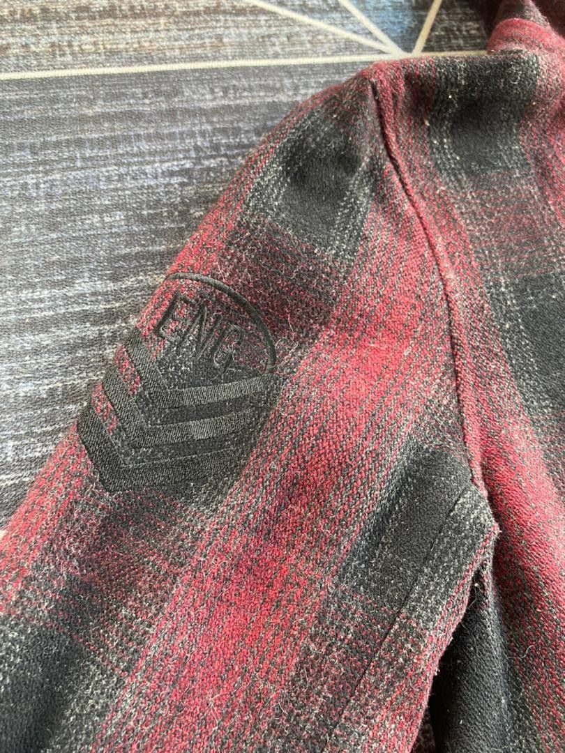 14th Addiction × KMRii × Le Grande Bleu (L.G.B.) Smack Engineer Tartan Wool Fishtail Parka Jacket Size US M / EU 48-50 / 2 - 4 Thumbnail