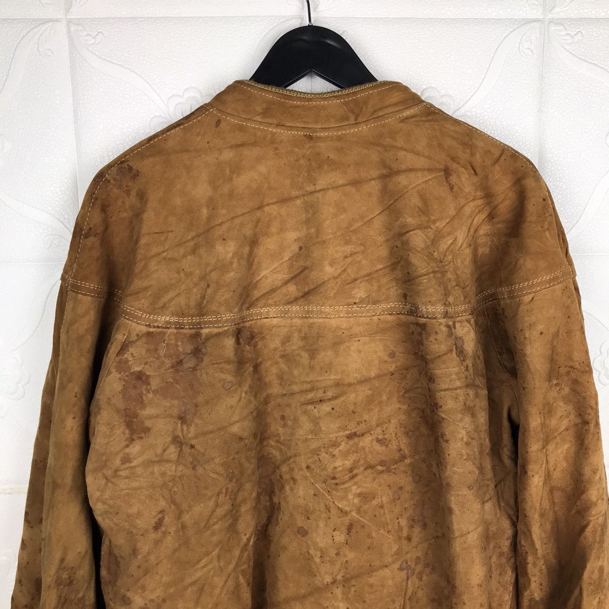 Japanese Brand × Vintage Vintage Japanese Hardlion Rock Tokyo Leather Brown Jacket Size US M / EU 48-50 / 2 - 10 Thumbnail
