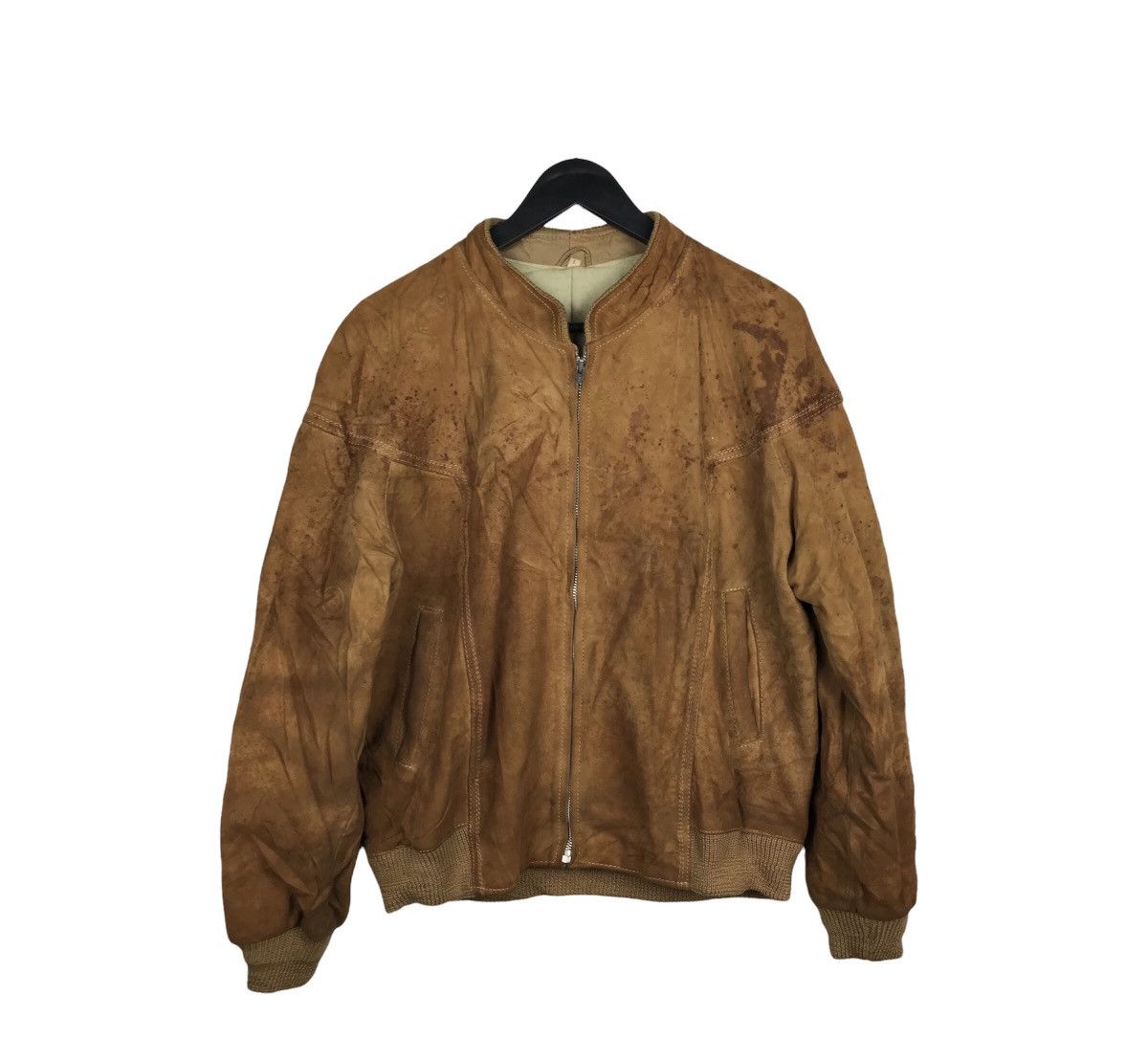 Japanese Brand × Vintage Vintage Japanese Hardlion Rock Tokyo Leather Brown Jacket Size US M / EU 48-50 / 2 - 1 Thumbnail