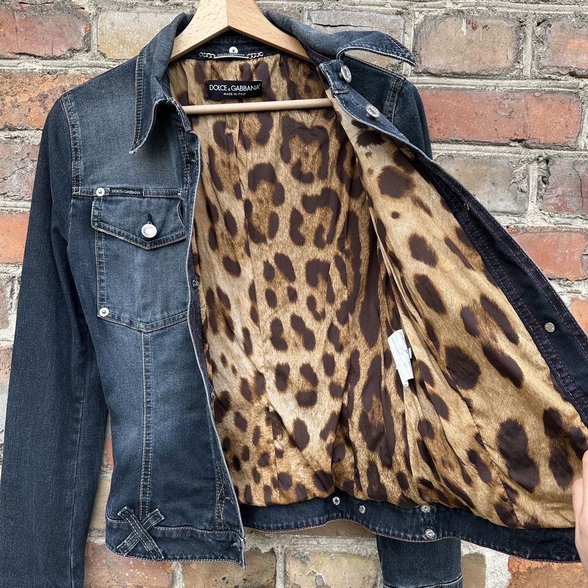 Dolce & Gabbana Danim Jacket Leopard Panther