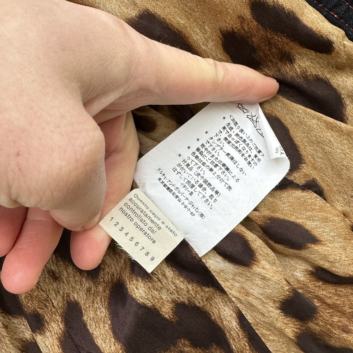 Dolce & Gabbana Danim Jacket Leopard Panther