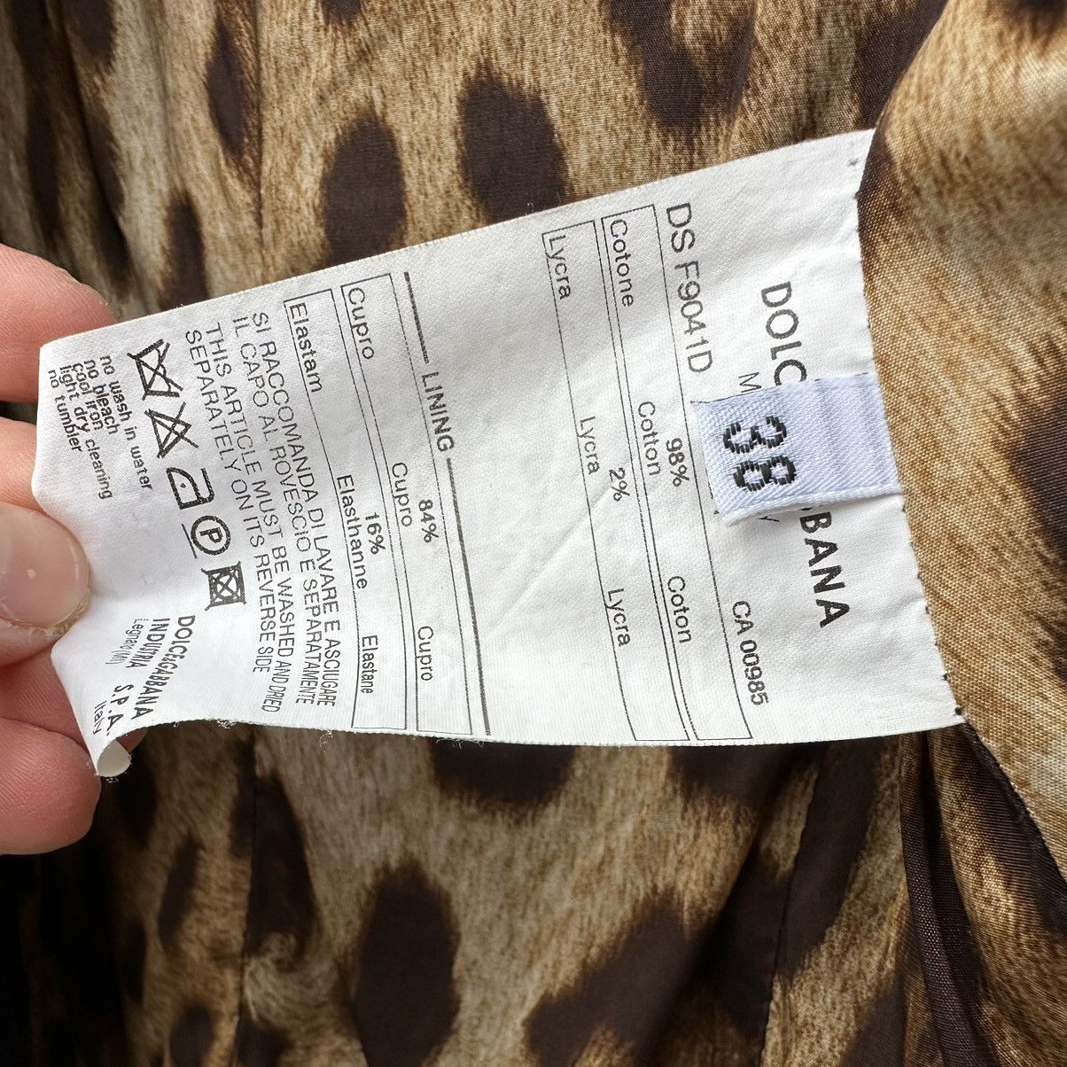 Dolce & Gabbana Danim Jacket Leopard Panther