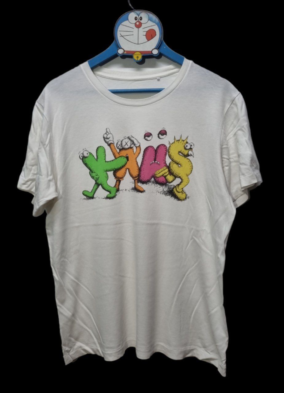 Japanese Brand × Kaws Kaws Flayed Tee Shirt takashi bape cdg Size US L / EU 52-54 / 3 - 2 Thumbnail