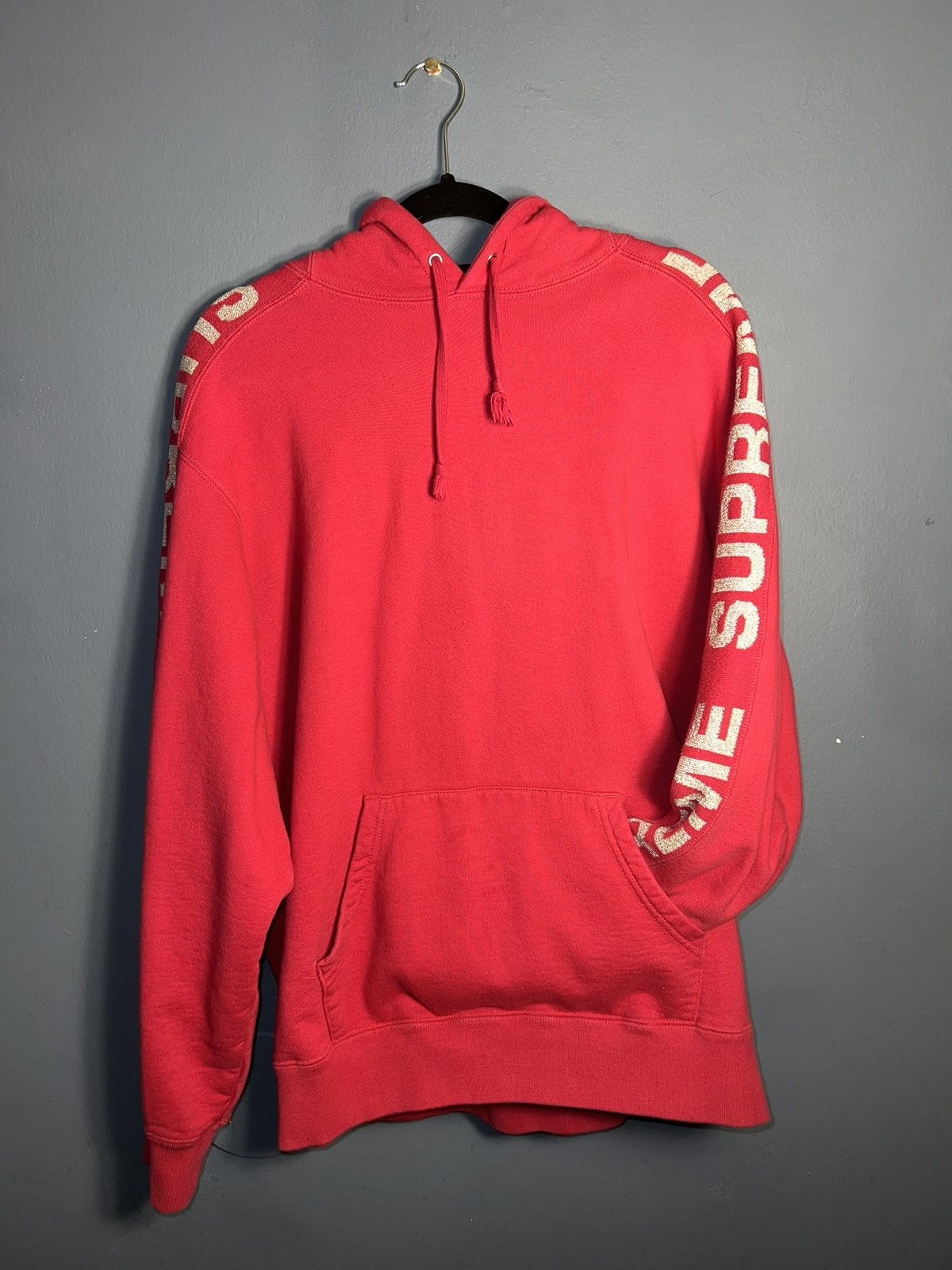 Supreme Metallic Rib Hooded Sweatshirt Grailed