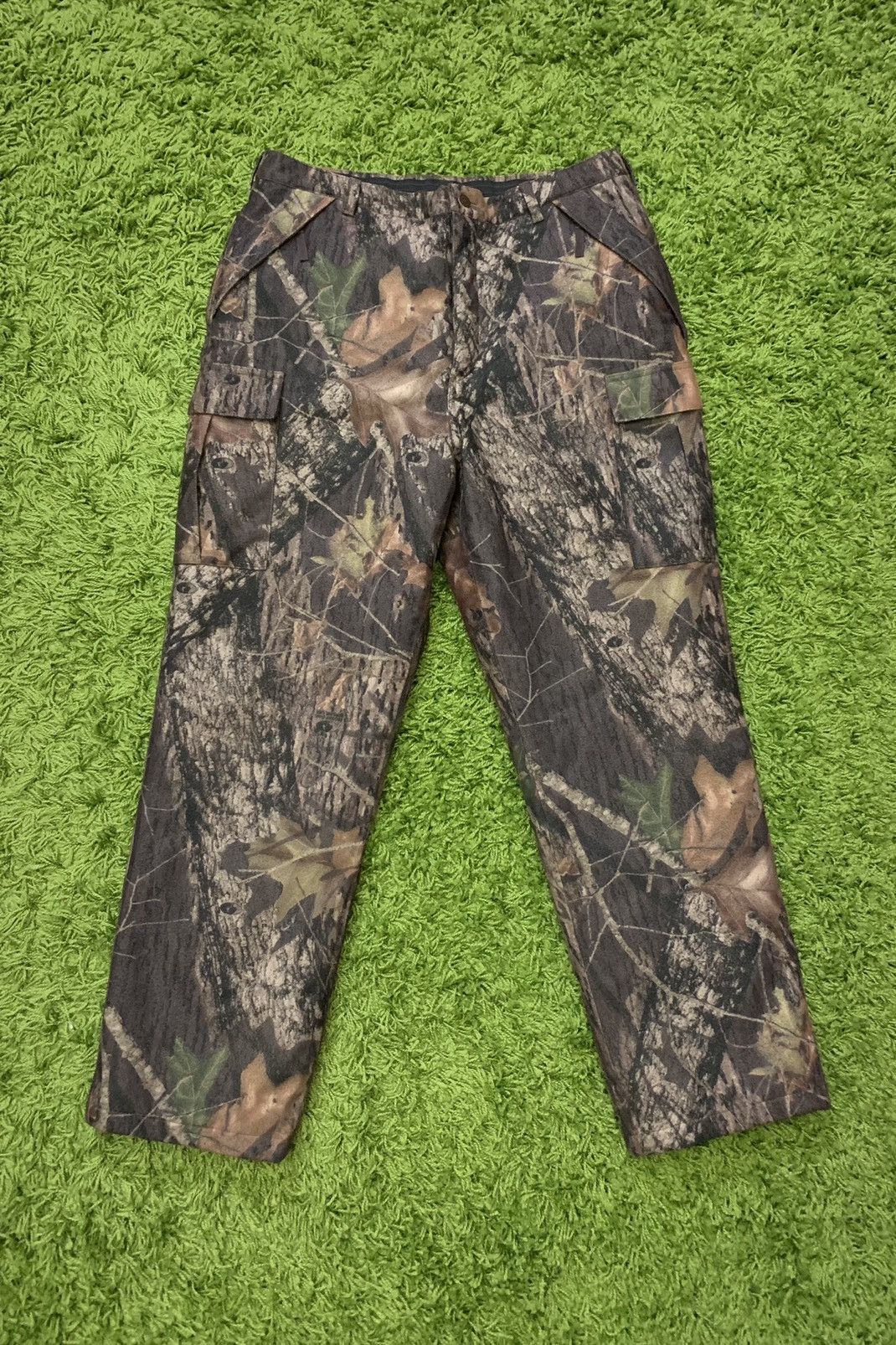Mossy Oaks × Vintage Vintage Mossy Oak Camo Cargo Weather Pants Baggy Size US 36 / EU 52 - 1 Thumbnail
